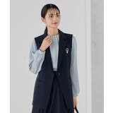 【洗える】タックネックブラウス | a.v.v【WOMEN】 | 詳細画像9