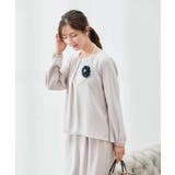 サテンバックフレアブラウス【洗える/速乾/毛玉になりにくい/イージーケア】 | a.v.v【WOMEN】 | 詳細画像1