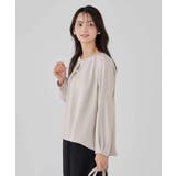 サテンバックフレアブラウス【洗える/速乾/毛玉になりにくい/イージーケア】 | a.v.v【WOMEN】 | 詳細画像16