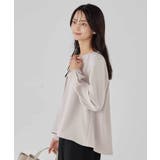 サテンバックフレアブラウス【洗える/速乾/毛玉になりにくい/イージーケア】 | a.v.v【WOMEN】 | 詳細画像17