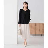 サテンバックフレアブラウス【洗える/速乾/毛玉になりにくい/イージーケア】 | a.v.v【WOMEN】 | 詳細画像26