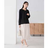 サテンバックフレアブラウス【洗える/速乾/毛玉になりにくい/イージーケア】 | a.v.v【WOMEN】 | 詳細画像27