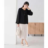 サテンバックフレアブラウス【洗える/速乾/毛玉になりにくい/イージーケア】 | a.v.v【WOMEN】 | 詳細画像28