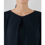 サテンバックフレアブラウス【洗える/速乾/毛玉になりにくい/イージーケア】 | a.v.v【WOMEN】 | 詳細画像32