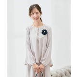 サテンバックフレアブラウス【洗える/速乾/毛玉になりにくい/イージーケア】 | a.v.v【WOMEN】 | 詳細画像7