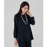 2WAYサテン襟付きペプラムブラウス | a.v.v【WOMEN】 | 詳細画像19