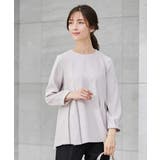 2WAYサテン襟付きペプラムブラウス | a.v.v【WOMEN】 | 詳細画像28