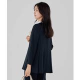 2WAYサテン襟付きペプラムブラウス | a.v.v【WOMEN】 | 詳細画像3