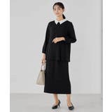 2WAYサテン襟付きペプラムブラウス | a.v.v【WOMEN】 | 詳細画像38