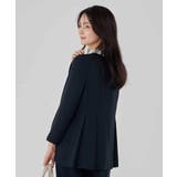 2WAYサテン襟付きペプラムブラウス | a.v.v【WOMEN】 | 詳細画像4