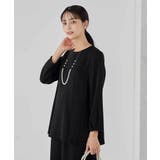 2WAYサテン襟付きペプラムブラウス | a.v.v【WOMEN】 | 詳細画像43