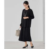 2WAYサテン襟付きペプラムブラウス | a.v.v【WOMEN】 | 詳細画像46