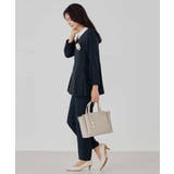 2WAYサテン襟付きペプラムブラウス | a.v.v【WOMEN】 | 詳細画像9