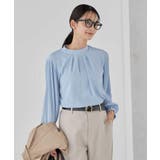 ライトブルー | 【洗える】2WAY袖プリーツボウタイブラウス | a.v.v【WOMEN】