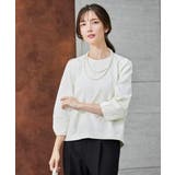 ジャガードコクーンブラウス | a.v.v【WOMEN】 | 詳細画像8 