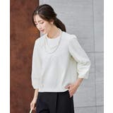 ジャガードコクーンブラウス | a.v.v【WOMEN】 | 詳細画像9 