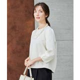 アイボリー | ジャガードコクーンブラウス | a.v.v【WOMEN】