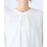 【洗える/ストレッチ】バーチャームボウタイブラウス | a.v.v【WOMEN】 | 詳細画像2