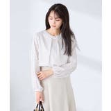 【洗える/ストレッチ】バーチャームボウタイブラウス | a.v.v【WOMEN】 | 詳細画像20