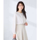 【洗える/ストレッチ】バーチャームボウタイブラウス | a.v.v【WOMEN】 | 詳細画像21