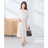 【洗える/ストレッチ】バーチャームボウタイブラウス | a.v.v【WOMEN】 | 詳細画像23