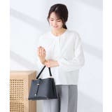 【洗える/ストレッチ】バーチャームボウタイブラウス | a.v.v【WOMEN】 | 詳細画像25