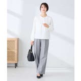 【洗える/ストレッチ】バーチャームボウタイブラウス | a.v.v【WOMEN】 | 詳細画像27