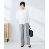 【洗える/ストレッチ】バーチャームボウタイブラウス | a.v.v【WOMEN】 | 詳細画像29