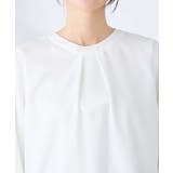 【洗える/ストレッチ】バーチャームボウタイブラウス | a.v.v【WOMEN】 | 詳細画像3