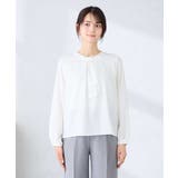 【洗える/ストレッチ】バーチャームボウタイブラウス | a.v.v【WOMEN】 | 詳細画像30