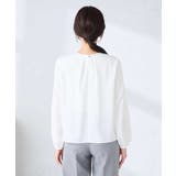 【洗える/ストレッチ】バーチャームボウタイブラウス | a.v.v【WOMEN】 | 詳細画像32