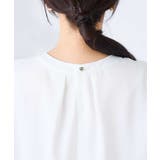 【洗える/ストレッチ】バーチャームボウタイブラウス | a.v.v【WOMEN】 | 詳細画像5