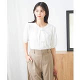 チャーム付きボウタイブラウス | a.v.v【WOMEN】 | 詳細画像1 