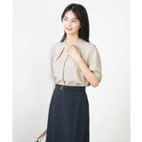 配色パイピングブラウス | a.v.v【WOMEN】 | 詳細画像2 