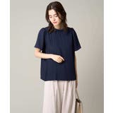 【洗える】フリルネックプリーツブラウス | a.v.v【WOMEN】 | 詳細画像11 