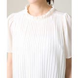 【洗える】フリルネックプリーツブラウス | a.v.v【WOMEN】 | 詳細画像30 