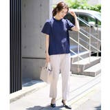 【洗える】フリルネックプリーツブラウス | a.v.v【WOMEN】 | 詳細画像4 