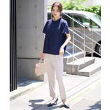 【洗える】フリルネックプリーツブラウス | a.v.v【WOMEN】 | 詳細画像6 