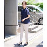 【洗える】フリルネックプリーツブラウス | a.v.v【WOMEN】 | 詳細画像7 