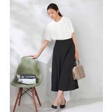 【ストレッチ/洗える】チャーム付きボウタイブラウス | a.v.v【WOMEN】 | 詳細画像14 