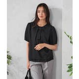 【ストレッチ/洗える】チャーム付きボウタイブラウス | a.v.v【WOMEN】 | 詳細画像19 