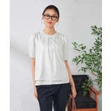 【ストレッチ/洗える】チャーム付きボウタイブラウス | a.v.v【WOMEN】 | 詳細画像2 