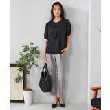 【ストレッチ/洗える】チャーム付きボウタイブラウス | a.v.v【WOMEN】 | 詳細画像22 