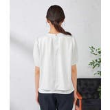 【ストレッチ/洗える】チャーム付きボウタイブラウス | a.v.v【WOMEN】 | 詳細画像25 