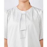 【ストレッチ/洗える】チャーム付きボウタイブラウス | a.v.v【WOMEN】 | 詳細画像26 