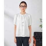 【ストレッチ/洗える】チャーム付きボウタイブラウス | a.v.v【WOMEN】 | 詳細画像32 