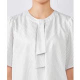 【ストレッチ/洗える】チャーム付きボウタイブラウス | a.v.v【WOMEN】 | 詳細画像33 