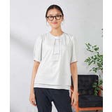 【ストレッチ/洗える】チャーム付きボウタイブラウス | a.v.v【WOMEN】 | 詳細画像5 