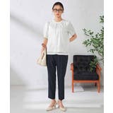 【ストレッチ/洗える】チャーム付きボウタイブラウス | a.v.v【WOMEN】 | 詳細画像8 