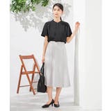 【洗える】ドビードットラッフルブラウス | a.v.v【WOMEN】 | 詳細画像12 